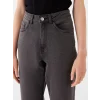 LCW Modest GRİ Mom Fit Kadın Jean Pantolon