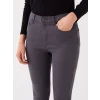 LCWAIKIKI Basic GRİ Slim Fit Kadın Jean Pantolon