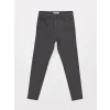 LCWAIKIKI Basic GRİ Slim Fit Kadın Jean Pantolon
