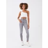 LCW Jeans GRİ Yüksek Bel Jüpiter Süper Skinny Fit Kadın Jean Pantolon