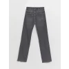 LCW Vision GRİ Straight Fit Kadın Jean Pantolon