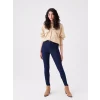 LCW Jeans İNDİGO Yüksek Bel Jüpiter Süper Skinny Fit Kadın Jean Pantolon