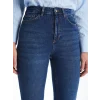 LCW Jeans Indigo Crop Flare Kadın Jean Pantolon