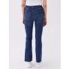 LCW Jeans İNDİGO Yüksek Bel Mars Flare Kadın Jean Pantolon