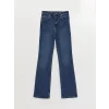 LCW Jeans İNDİGO Yüksek Bel Mars Flare Kadın Jean Pantolon