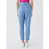 LCW Jeans İNDİGO Beli Lastikli Paperbag Kadın Jean Pantolon