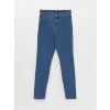 LCW Jeans İNDİGO Yüksek Bel Jüpiter Süper Skinny Fit Kadın Jean Pantolon