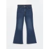 LCW Jeans İNDİGO Mars Flare Kadın Jean Pantolon