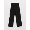 LCW Jeans SİYAH Yüksek Bel Wideleg Kadın Kargo Jean Pantolon