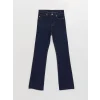 LCW Modest SİYAH Straight Fit Kadın Jean Pantolon