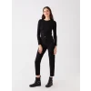 LCW Jeans SİYAH Mom Fit Kadın Jean Pantolon