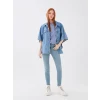 LCW Jeans İNDİGO Yüksek Bel Jüpiter Süper Skinny Fit Kadın Jean Pantolon