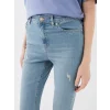 LCW Jeans İNDİGO Yüksek Bel Jüpiter Süper Skinny Fit Kadın Jean Pantolon