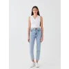 LCW Jeans İNDİGO Mom Fit Kadın Jean Pantolon
