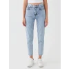 LCW Jeans İNDİGO Mom Fit Kadın Jean Pantolon
