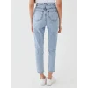 LCW Jeans İNDİGO Mom Fit Kadın Jean Pantolon