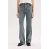 Defacto D6617 Mavi 90s Wide Leg Yüksek Bel Uzun Jean Yıkamalı Pantolon