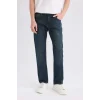Defacto E5393 İndigo Sergio Regular Fit Normal Bel Boru Paça Jean Pantolon