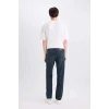 Defacto E5393 İndigo Sergio Regular Fit Normal Bel Boru Paça Jean Pantolon
