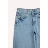 Defacto D7093 Mavi Kız Çocuk Wide Leg Geniş Paça Jean Pantolon