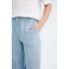 Defacto D7103 Mavi Kız Çocuk Wide Leg Geniş Bol Paça Jean Pantolon