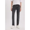 Defacto D9827 DENIM Sergio Regular Fit Normal Kalıp Normal Bel Boru Paça Jean Pantolon