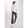 Defacto D9827 DENIM Sergio Regular Fit Normal Kalıp Normal Bel Boru Paça Jean Pantolon