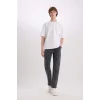 Defacto D9827 DENIM Sergio Regular Fit Normal Kalıp Normal Bel Boru Paça Jean Pantolon