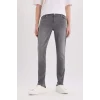 Defacto E2740 Gri Carlo Skinny Fit Ekstra Dar Kalıp Normal Bel Ekstra Dar Paça Jean Pantolon