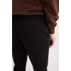 Defacto S2711 Siyah Pedro Slim Fit Dar Kalıp Normal Bel Dar Paça Jean Pantolon