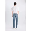 Defacto E5427 DENIM Pedro Slim Fit Dar Kalıp Normal Bel Dar Paça Jean Pantolon