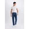 Defacto D9829 Mavi Sergio Regular Fit Normal Kalıp Normal Bel Boru Paça Jean Pantolon