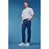 Defacto D9829 Mavi Sergio Regular Fit Normal Kalıp Normal Bel Boru Paça Jean Pantolon
