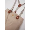 Defacto E2236 Bej Erkek Bebek Standart Paça Askılı Gabardin Pantolon