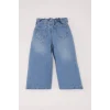 Defacto D7886 Mavi Kız Bebek Wide Leg Geniş Bol Paça Jean Pantolon