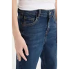 Defacto D6649 Mavi Erkek Çocuk Slim Fit Dar Kesim Düz Paça Jean Pantolon