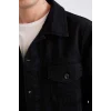 Defacto E4990 Siyah Regular Fit Mevsimlik Baharlık Jean Ceket