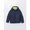 LCW Kids LACİVERT Kapüşonlu Erkek Çocuk Şişme Mont