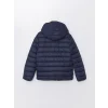LCW Kids LACİVERT Kapüşonlu Erkek Çocuk Şişme Mont