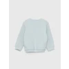 LCW baby MAVİ Bisiklet Yaka Uzun Kollu Kız Bebek Sweatshirt ve Tayt 2li Takım