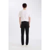 Defacto R8788 Siyah Pedro Slim Fit Dar Kalıp Normal Bel Dar Paça Jean Pantolon