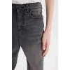 Defacto D6489 Gri Erkek Çocuk Loose Fit Düz Paça Jean Pantolon