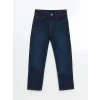 LCW Kids İNDİGO Beli Ayarlanabilir Lastikli Erkek Çocuk Jean Pantolon