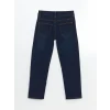 LCW Kids İNDİGO Beli Ayarlanabilir Lastikli Erkek Çocuk Jean Pantolon