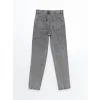 LCW Jeans GRİ Mom Fit Kadın Jean Pantolon