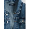 LCW Kids İNDİGO Gömlek Yaka Erkek Çocuk Jean Ceket