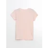 LCW Kids PEMBE Bisiklet Yaka Kız Çocuk Pijama Takım
