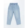 LC WAIKIKI MAVİ Beli Lastikli Basic Kız Bebek Jean Pantolon