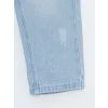 LC WAIKIKI MAVİ Beli Lastikli Basic Kız Bebek Jean Pantolon