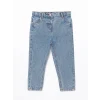 LCW baby MAVİ Beli Lastikli Basic Kız Çocuk Jean Pantolon